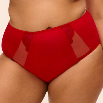Elomi Brianna Full Brief -alushousut - Haute Red Alushousut Brianna-sarjaan. M/40 - 4XL/50 EL8085-HAD