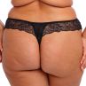 Elomi Brianna Thong -stringhousut - Black-thumb Pitsistringit Brianna-sarjaan. 38-48 EL8087-BLK