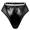 Scantilly by Curvy Kate Buckle Up High Waist -stringit Black-thumb Korkeavyötäröiset pvc-stringit 36-50 ST-015-212-BLK