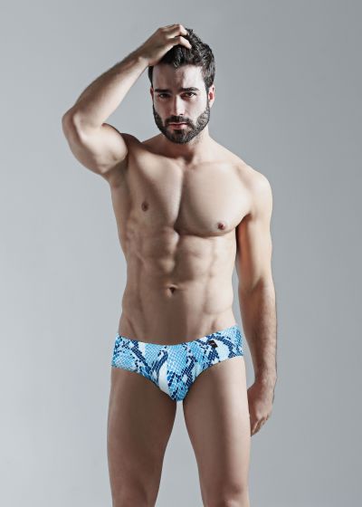 Cut4Men - C4M C4M05 Cheeky brief alushousut snake Cheeky brief 80% Polyamidi, 20% Spandex Lycra S-XL C4M05_snake