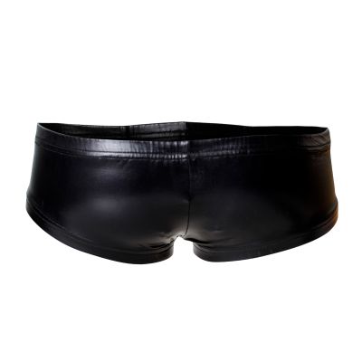 Cut4Men - C4M C4M10 Booty shorts black leatherette Booty short 93% Polyesteri, 7% Elastaani S-XL C4M10