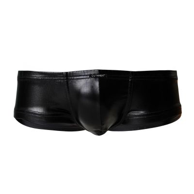 Cut4Men - C4M C4M10 Booty shorts black leatherette Booty short 93% Polyesteri, 7% Elastaani S-XL C4M10