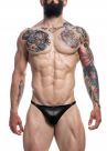 Cut4Men - C4M C4M11 Brazilian brief black leatherette-thumb Brazilian brief 93% Polyesteri, 7% Elastaani S-XL C4M11