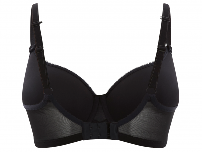 Panache Cari Spacer -t-paitaliivit Black Kaarituettu ja muotoonprässätty t-paitaliivit 60-85, D-H 7961-BLK