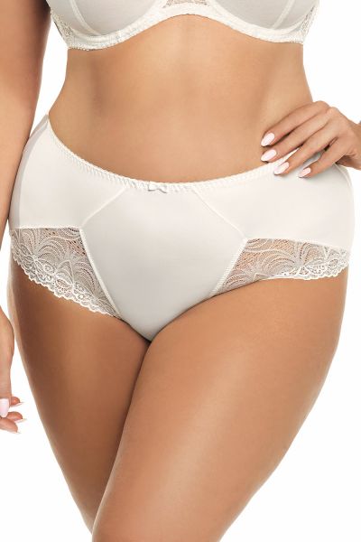 Gorsenia Casablanka-alushousut Cream Alushousut normaalikorkealla vyötäröllä M/38 - 3XL/46 K426-SMI