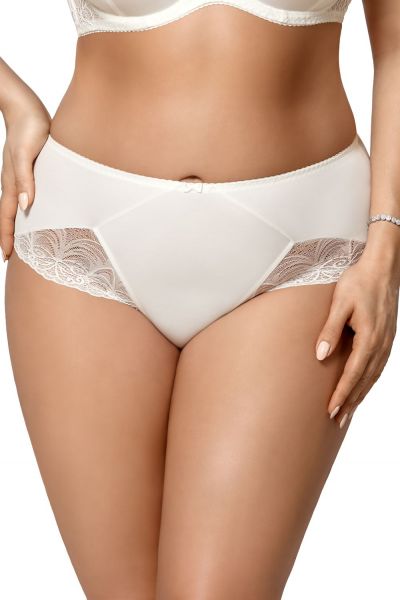 Gorsenia Casablanka-alushousut Cream Alushousut normaalikorkealla vyötäröllä M/38 - 3XL/46 K426-SMI