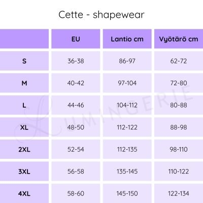 Cette Sculpt Seamless Shaping -alusmekko - Angel Kupiton shapewear-alusmekko säädettävillä olkaimilla. S-4XL 527-971/Angel