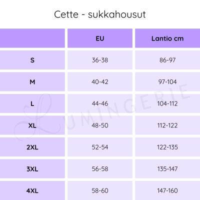 Cette Dublin Eco -sukkahousut 70 den - Ristretto  S/36-38 - 4XL/58-60 727-155/RTO