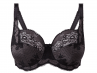 Panache Clara Soft Full Cup -rintaliivit hiilenharmaa-musta-thumb Kaarituettu, toppaamaton lähes täyskuppinen pitsiliivi 65-85, D-J 7255