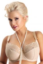 Clarisse Soft Side Support -rintaliivit Beige