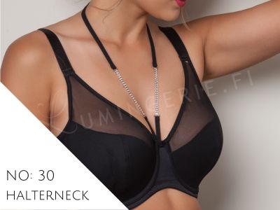 Plaisir Lingerie Musta liivikoru Plaisir-rintaliiveille Liivikoru Cloe-, Tiffany-, Pauline- ja Valentine -sarjojen liiveihin Yksi koko 