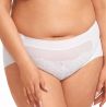 Nessa Coco Midi Brief -alushousut White-thumb Meshhousut guipurepitsillä, normaalikorkea vyötärö. 40-52 NO2-WHE