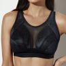 Ava Soft Comfort NW -rintaliivit - Black-thumb Kaaritueton, kevyesti topattu crop top-liivi. 70-95, D-J AV2305-BLK