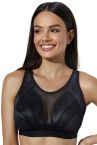 Ava Soft Comfort NW -rintaliivit - Black-thumb Kaaritueton, kevyesti topattu crop top-liivi. 70-95, D-J AV2305-BLK