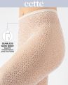 Cette Crochet Fishnet -sukkahousut - Off White-thumb Pienikuvioiset verkkosukkahousut pehmeällä vyötärönauhalla. S/M - 2XL 445-608/OFF