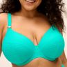 Elomi Cubanito UW Soft Plunge -bikiniliivit - Jade Tides-thumb Kaarituettu ja toppaamaton, edestä avara plungemallinen bikiniliivi. 75-100, F-N ES803502-JAD