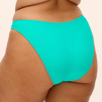 Elomi Cubanito High Leg Brief -bikinihousut - Jade Tides Kokonaan vuoratut bikinihousut korkealle leikatuilla jalanteillä. 38-52 ES803585-JAD