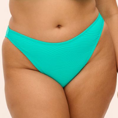 Elomi Cubanito High Leg Brief -bikinihousut - Jade Tides Kokonaan vuoratut bikinihousut korkealle leikatuilla jalanteillä. 38-52 ES803585-JAD