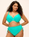 Elomi Cubanito UW Soft Plunge -bikiniliivit - Jade Tides-thumb Kaarituettu ja toppaamaton, edestä avara plungemallinen bikiniliivi. 75-100, F-N ES803502-JAD