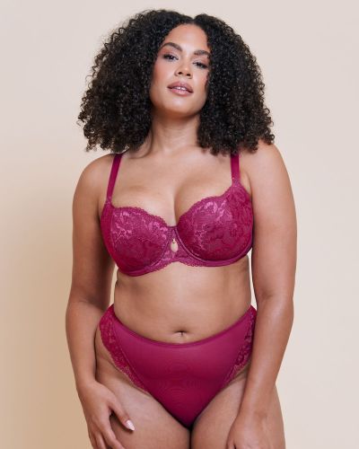 Curvy Kate Boost Sweetheart Tanga -stringit - Magenta Matalavyötäröiset tangahousut. S/34-36 - 2XL/50 CK-120200-MGP