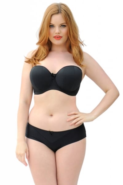 Curvy Kate Luxe-hipsterhousut musta Matalalantioinen hipsterihousu 34-48 CK2603