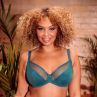 Curvy Kate Daily Balcony -rintaliivit Teal-thumb Kaarituettu, toppaamaton balconetteliivi 65-85 E-L CK-037-100-TEL