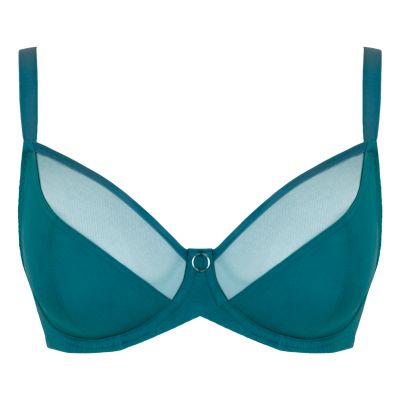 Curvy Kate Daily Balcony -rintaliivit Teal Kaarituettu, toppaamaton balconetteliivi 65-85 E-L CK-037-100-TEL