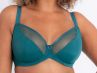 Curvy Kate Daily Balcony -rintaliivit Teal-thumb Kaarituettu, toppaamaton balconetteliivi 65-85 E-L CK-037-100-TEL