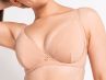 Curvy Kate Daily Plunge -rintaliivit latte-thumb Kaarituettu, toppaamaton syväänuurrettu liivi 65-85 E-L CK-038-101-LAE