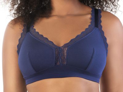 Parfait Dalis-bralette Navy Kaaritueton, toppaamaton bralette 65-95, D-H P5641-NAY