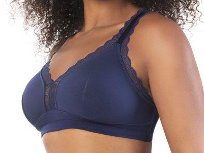 Parfait Dalis-bralette Navy Kaaritueton, toppaamaton bralette 65-95, D-H P5641-NAY