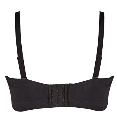 Sculptresse by Panache Dana olkaimettomat rintaliivit Black Kaarituettu, kevyesti topattu olkaimeton liivi 75-105, D-M 9670-BLK