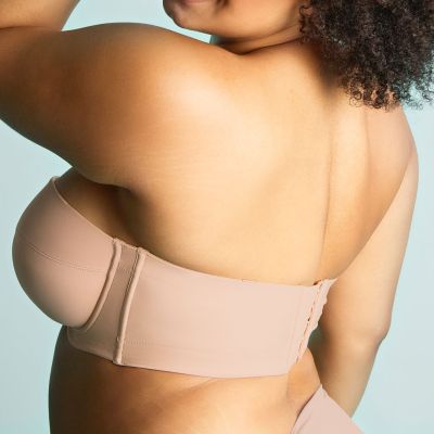 Sculptresse by Panache Dana olkaimettomat rintaliivit Linen Kaarituettu, kevyesti topattu olkaimeton liivi 75-105, D-M 9670-LIN