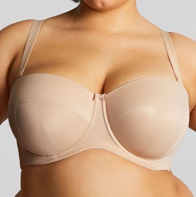 Sculptresse by Panache Dana olkaimettomat rintaliivit Linen Kaarituettu, kevyesti topattu olkaimeton liivi 75-105, D-M 9670-LIN