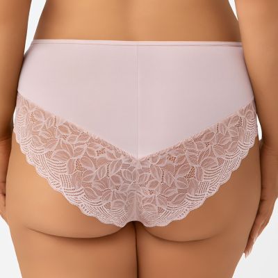 Gorsenia Daria-alushousut - Beige Pitsialushousut normaalikorkealla vyötäröllä. L/40 - 4XL/48 F009