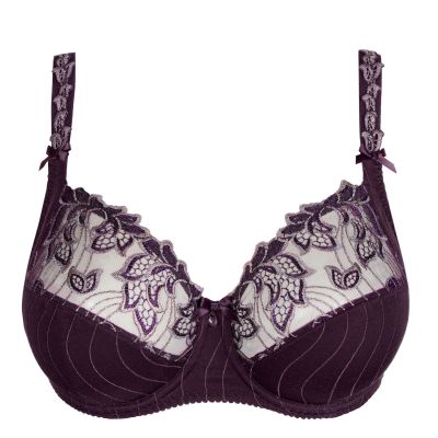 PrimaDonna Deauville UW Full Cup -rintaliivit Amethyst Gem Kaarituettu, toppaamaton täyskuppinen liivi. 65-110, D-K 01618-10/11/15-AMG