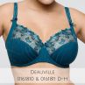 Primadonna Deauville UW Full Cup -rintaliivit - Peacock-thumb Kaarituettu, toppaamaton täyskuppinen liivi. 65-110, D-K 01618-10/11/15-PEA