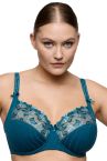 Primadonna Deauville UW Full Cup -rintaliivit - Peacock-thumb Kaarituettu, toppaamaton täyskuppinen liivi. 65-110, D-K 01618-10/11/15-PEA