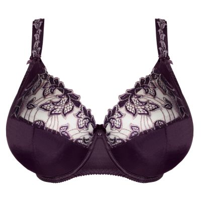 PrimaDonna Deauville UW Full Cup -rintaliivit Amethyst Gem Kaarituettu, toppaamaton täyskuppinen liivi. 65-110, D-K 01618-10/11/15-AMG