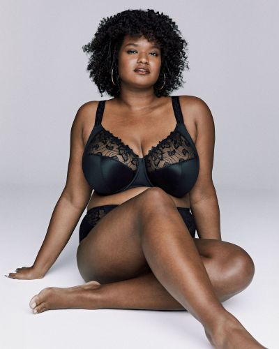 PrimaDonna Deauville UW Full Cup -rintaliivit Black Kaarituettu, toppaamaton täyskuppinen liivi. 65-105, D-K 01618-10/11/15-ZWA