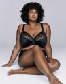 PrimaDonna Deauville UW Full Cup -rintaliivit Black-thumb Kaarituettu, toppaamaton täyskuppinen liivi. 65-105, D-K 01618-10/11/15-ZWA