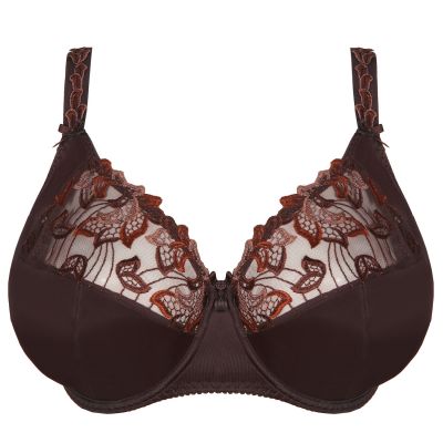 PrimaDonna Deauville UW Full Cup -rintaliivit Ristretto I-K Kaarituettu, toppaamaton täyskuppinen liivi. 70-100, I-K 01618-15-RIS