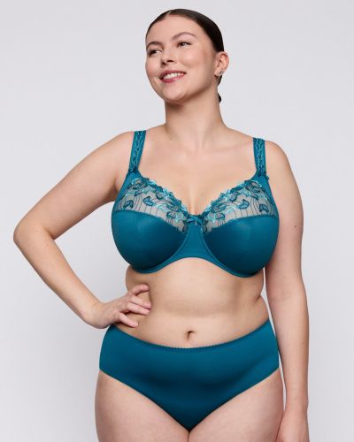 Primadonna Deauville UW Full Cup -rintaliivit - Peacock Kaarituettu, toppaamaton täyskuppinen liivi. 65-110, D-K 01618-10/11/15-PEA