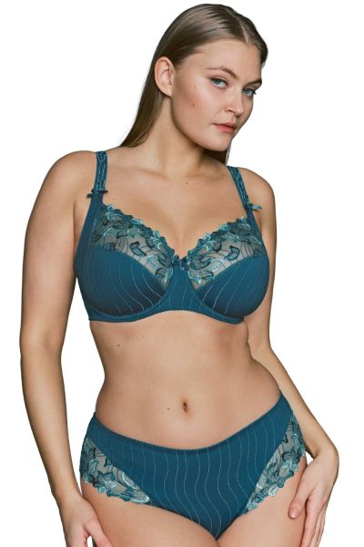Primadonna Deauville Plain Full Briefs -alushousut - Peacock Full brief -malliset pitsittömät alushousut Deauville-sarjaan. S/38 - 5XL/52 0561819-PEA