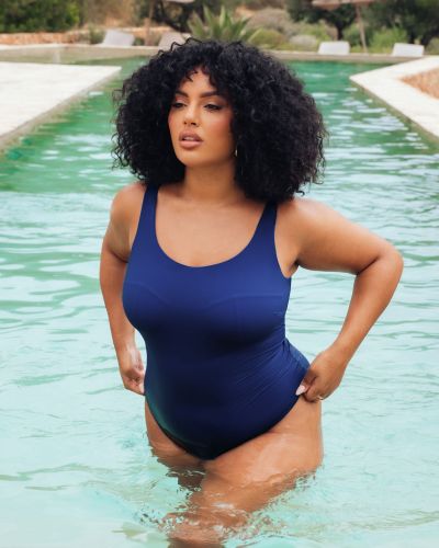 Curvy Kate Deep Dive NW -uimapuku - Cobalt Blue Kaaritueton, kuppikokomitoitettu kokouimapuku. 65-90 E/F - O/P CS028606-CBU