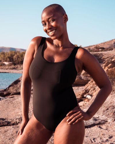 Curvy Kate Deep Dive NW -uimapuku Black Kaaritueton, kuppikokomitoitettu kokouimapuku. 65-90 E/F - O/P CS-028606-BLK