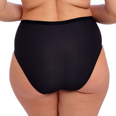 Fantasie Demure Full Brief -alushousut Black Korkeavyötäröiset alushousut joustopitsiä. XS/36 - 2XL/46 FL103251-BLK