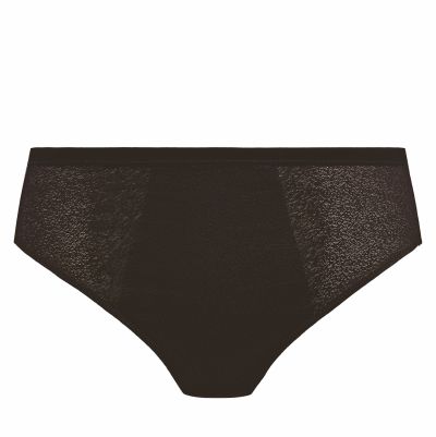 Fantasie Demure Full Brief -alushousut Black Korkeavyötäröiset alushousut joustopitsiä. XS/36 - 2XL/46 FL103251-BLK