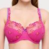 Primadonna Devdaha UW Full Cup -rintaliivit - Very Berry-thumb Kaarituettu, toppaamaton täyskuppiliivi upeilla kirjailuilla. 70-105, D-I 0163440-VEB