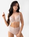 Gorsenia Dotti UW Semi Soft -rintaliivit - Beige-thumb Kaarituetut rintaliivit puoliksi topatuilla kupeilla. 65-105, D-K G020